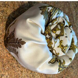 Hermes Cheherazade Silk Scarf Handmade Beret Hat "One of a Kind"